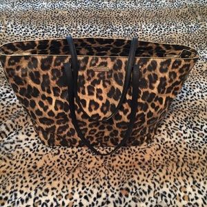 Kate Spade leopard print tote SOLD