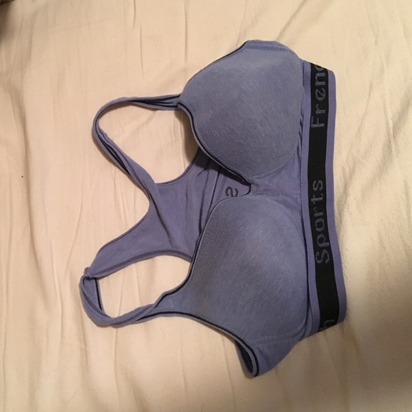 Never worn blue sports bra