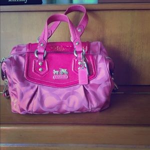 Pink Coach Satchel