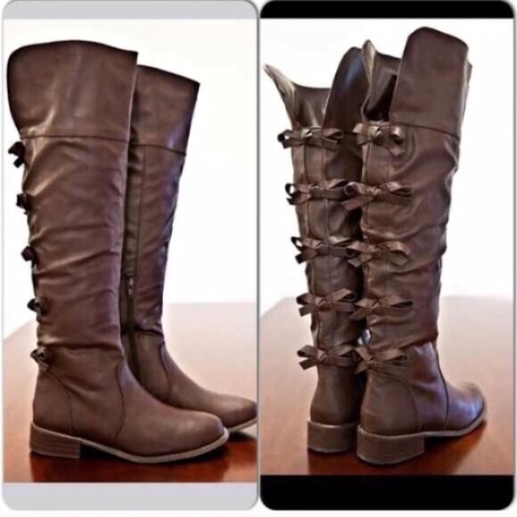 Tall Brown Riding Boots