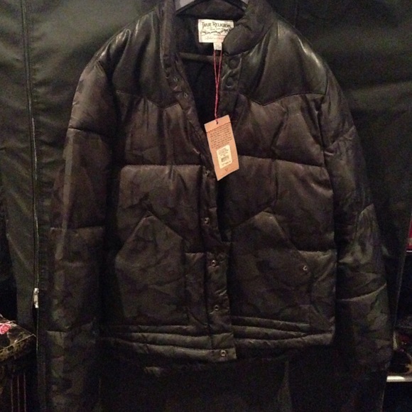 Men's size xxl true religion puffer coat