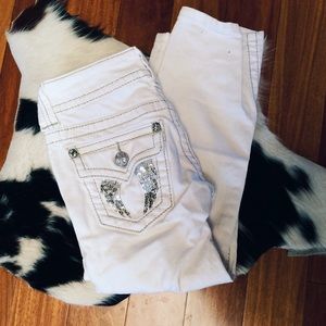 🌸SOLD🌸 Miss Me (Children's) White Capris