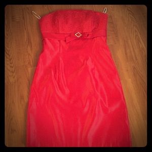Stunning bright red Jessica McClintock dress