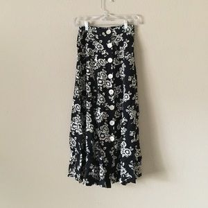 Vintage floral skirt