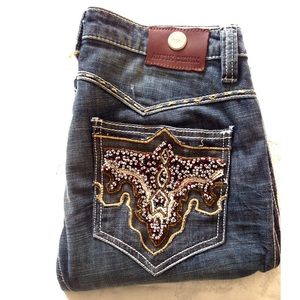Antik Denim With Pocket Beading