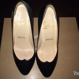 Black Christian Louboutin heels