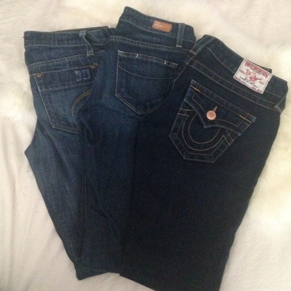 3 pair bundle - true religion, Paige jeans, Joe’s