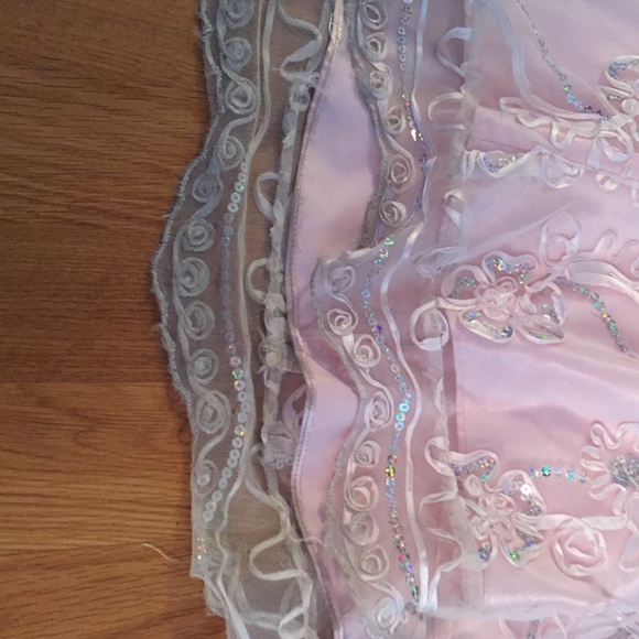 Baby pink formal dress Jessica McClintock bridal - Picture 3 of 4