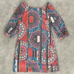 Pattern shift dress
