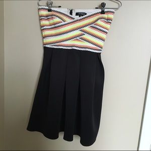 Intro bandage & scuba mini dress