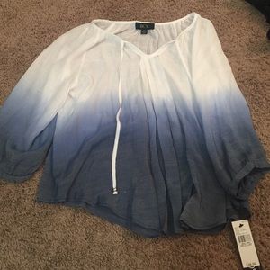 BCX ombré blouse