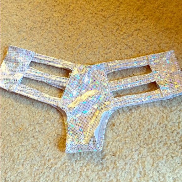 Ocean moon rave/swim bikini bottoms