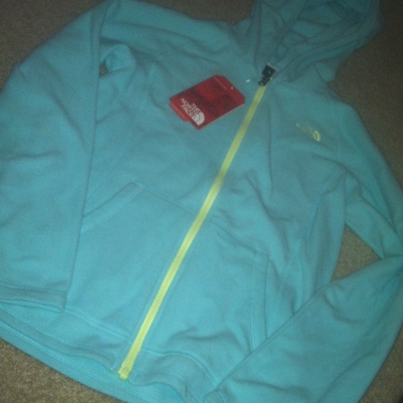 Baby blue northface jacket