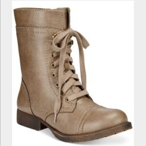 👢NEW!!!🎉🎉🎉 RAMPAGE TAUPE COMBAT BOOTS