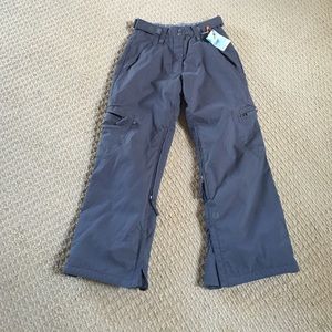 Ride snowboards xs gray snowboard pants