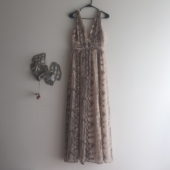 H&M Printed Formal Maxi Dress - Picture 1 of 4