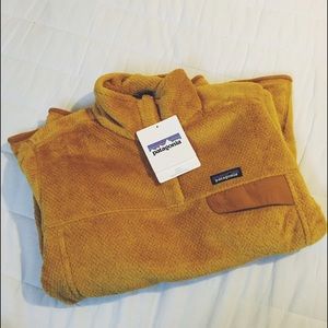 Yellow Patagonia Re-Tool Snap-T Pullover
