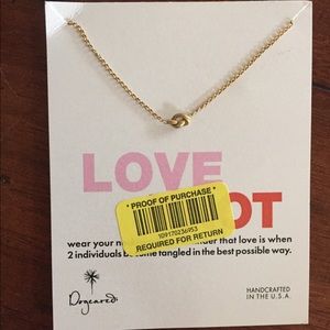 Dogeared love knot necklace