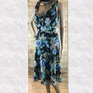 Scarlett sheer  floral dress