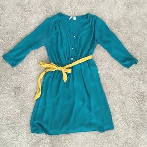 Teal dress