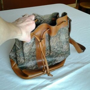 Handbag, print, hobo