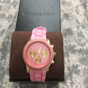 Michael Kors pink watch