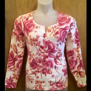 JM Collection floral cardigan XL