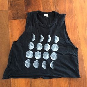 Brandy Melville moon phase muscle tee