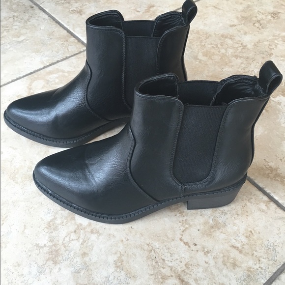 Asos black ankle boots