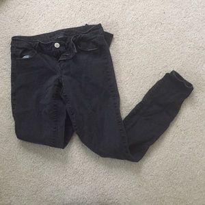 American eagle black jeggings