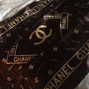 Chanel silk scarf