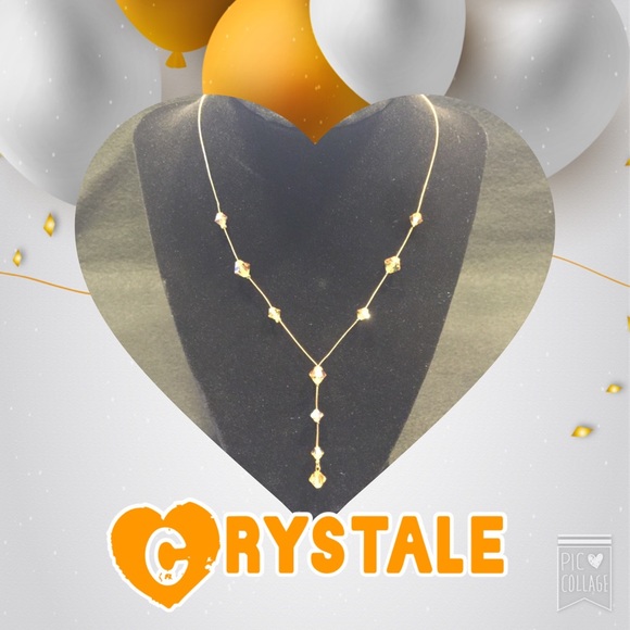 🍯Crystale by L&J Honey-colored Y Necklace🍯 - Picture 1 of 4