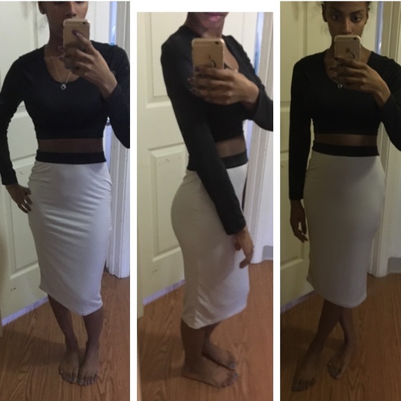 Two piece body con outfit