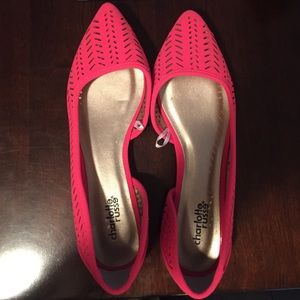 Charlotte Russe super cute pink flats