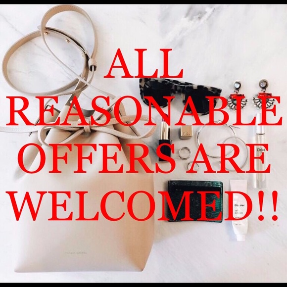 All reasonable offers are welcomed!!