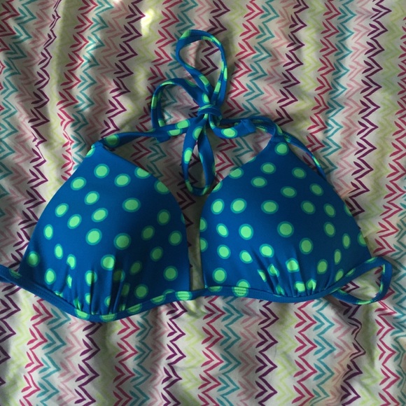 polka dot bikini top