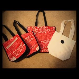 Set of 4 Lululemon Athletica tote bags