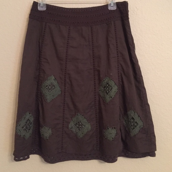 Brown skirt