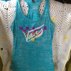 Retro vans racer back tank