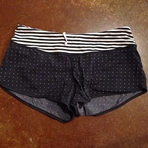 Lululemon Dots and Stripes Speed Short