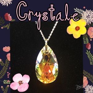 🍾Crystale by L&J Champagne Swarovski Necklace🍾