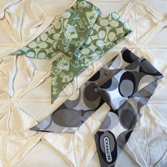 2 Coach head bands or accessories for the bag