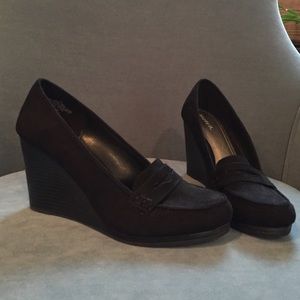 Merona suede wedges
