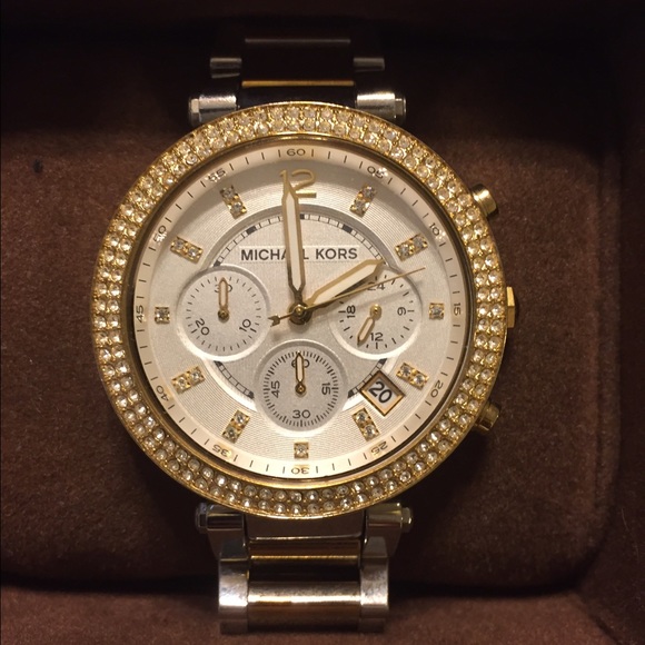 Michael Kors Watch :: gold and silver