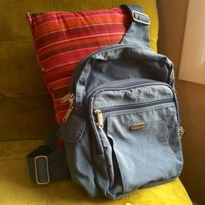 Single Strap Baggallini Light Blue Travel Bag