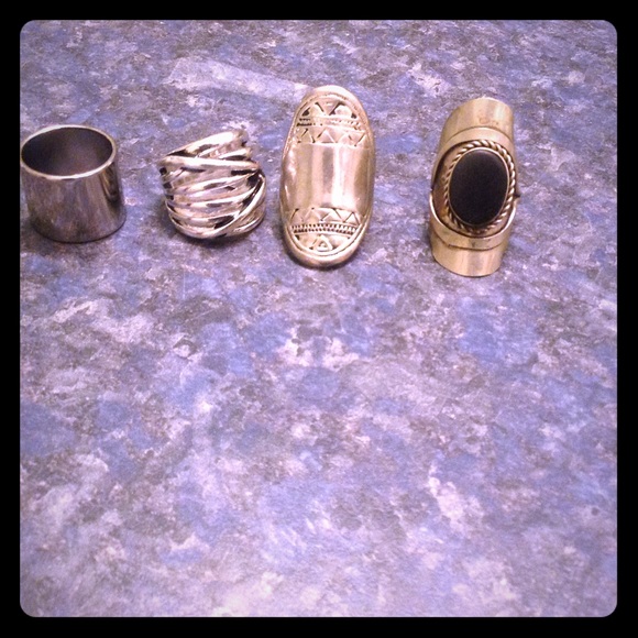 Four Vintage, handmade/rare rings - Picture 1 of 1
