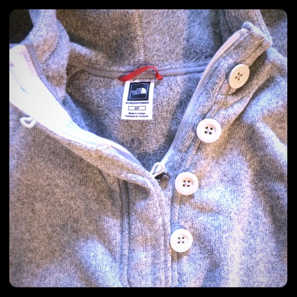 The North Face sweatshirt