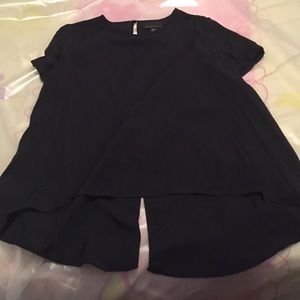 Attention Black High-Low Blouse