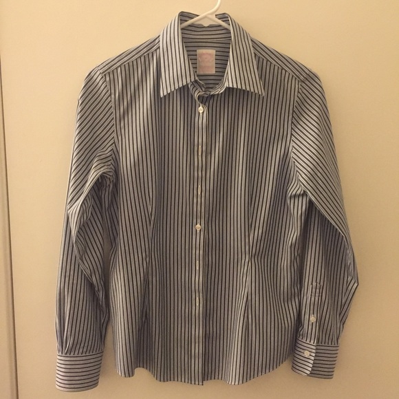 Brooks Brothers blouse shirt button down 8P