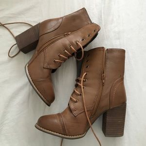 Forever 21 combat booties